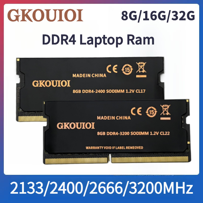 Ddr4 3200Mhz - ذاكرة رام GKOUIOI DDR4 بسعات 4