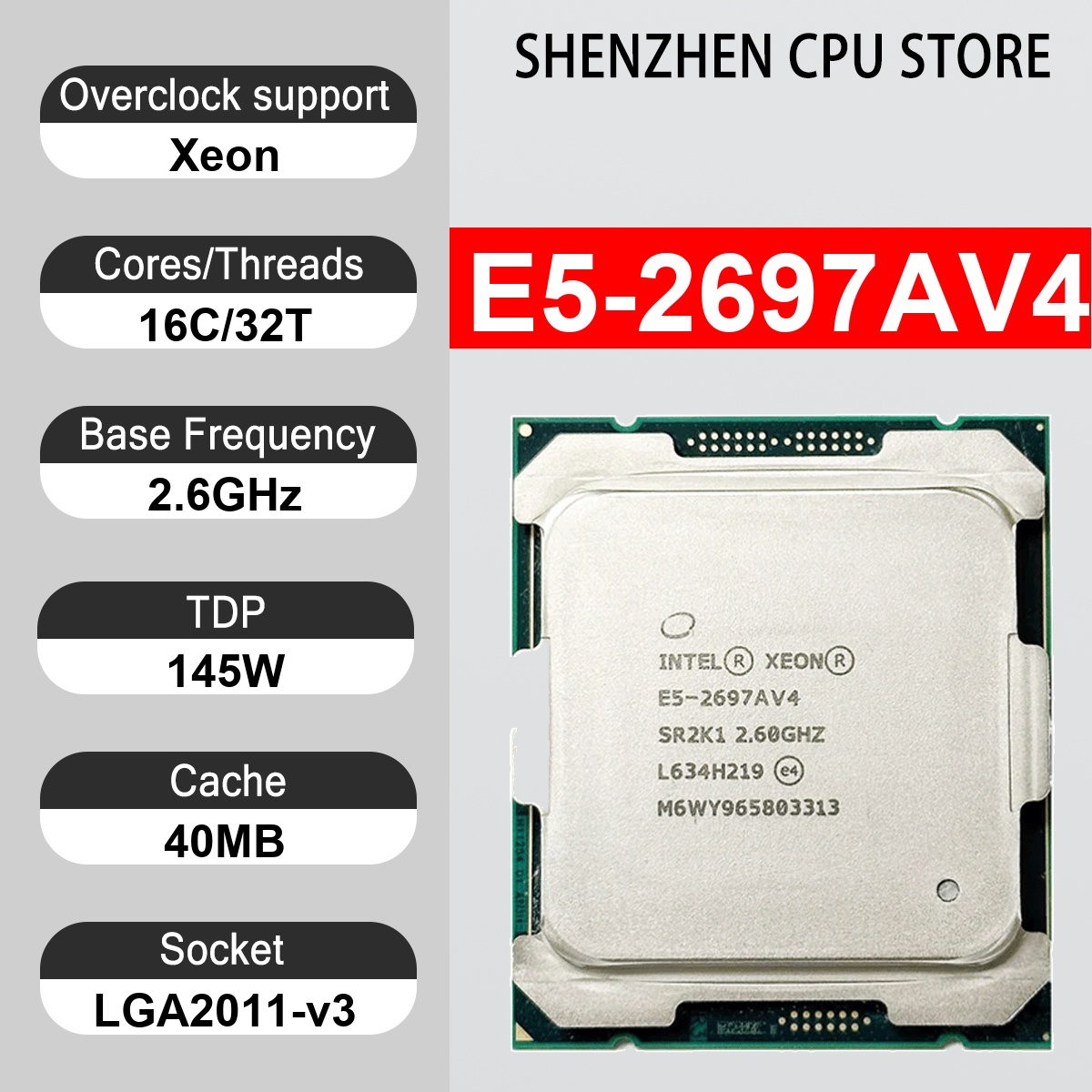 معالج إنتل زيون E5-2697AV4، 16 - مراجعة Ddr4 2400Mhz وسعره