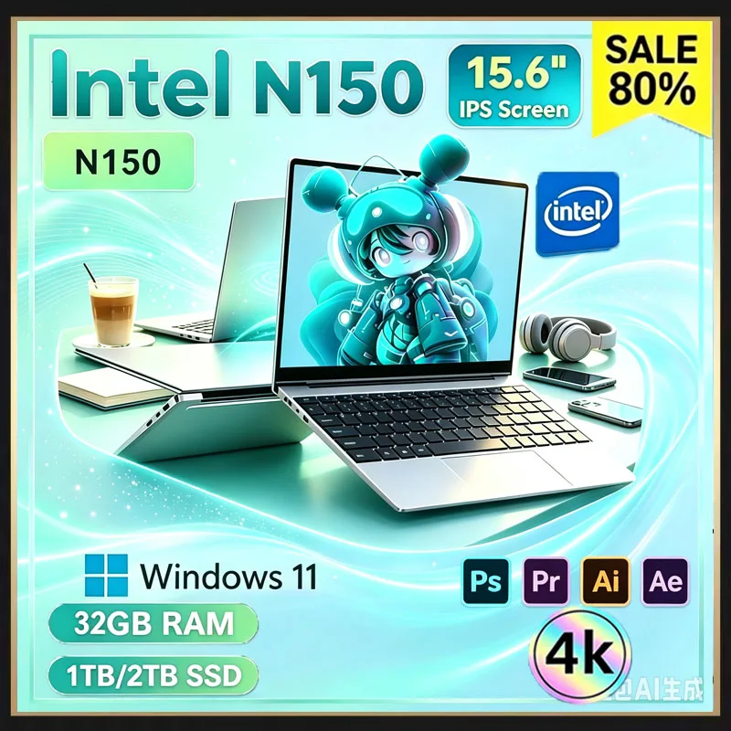 لابتوب محمول من إنتل كور N150  - مراجعة Ddr4 Laptop Ram وسعره