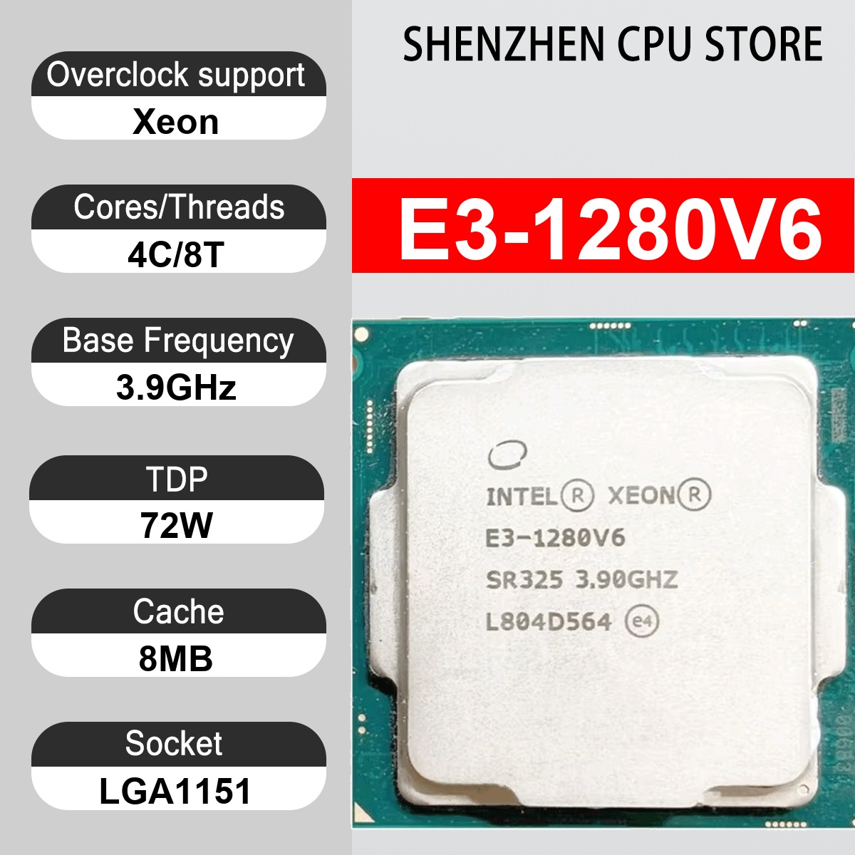 معالج إنتل زيون E3-1280V6، 4 ن - مراجعة Ddr4 2400Mhz وسعره