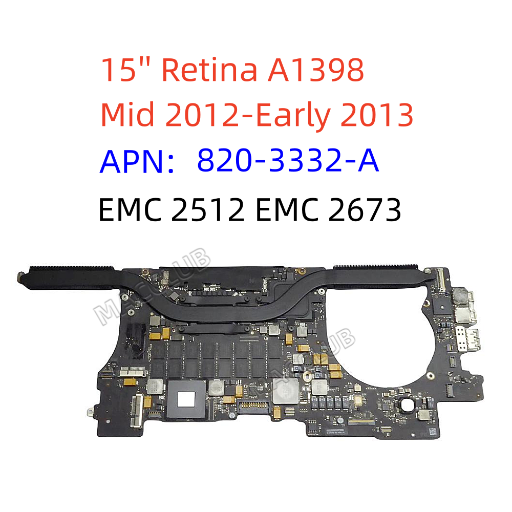 A1398 اللوحة الأم للكمبيوتر ال - مراجعة Ddr3 8Gb وسعره