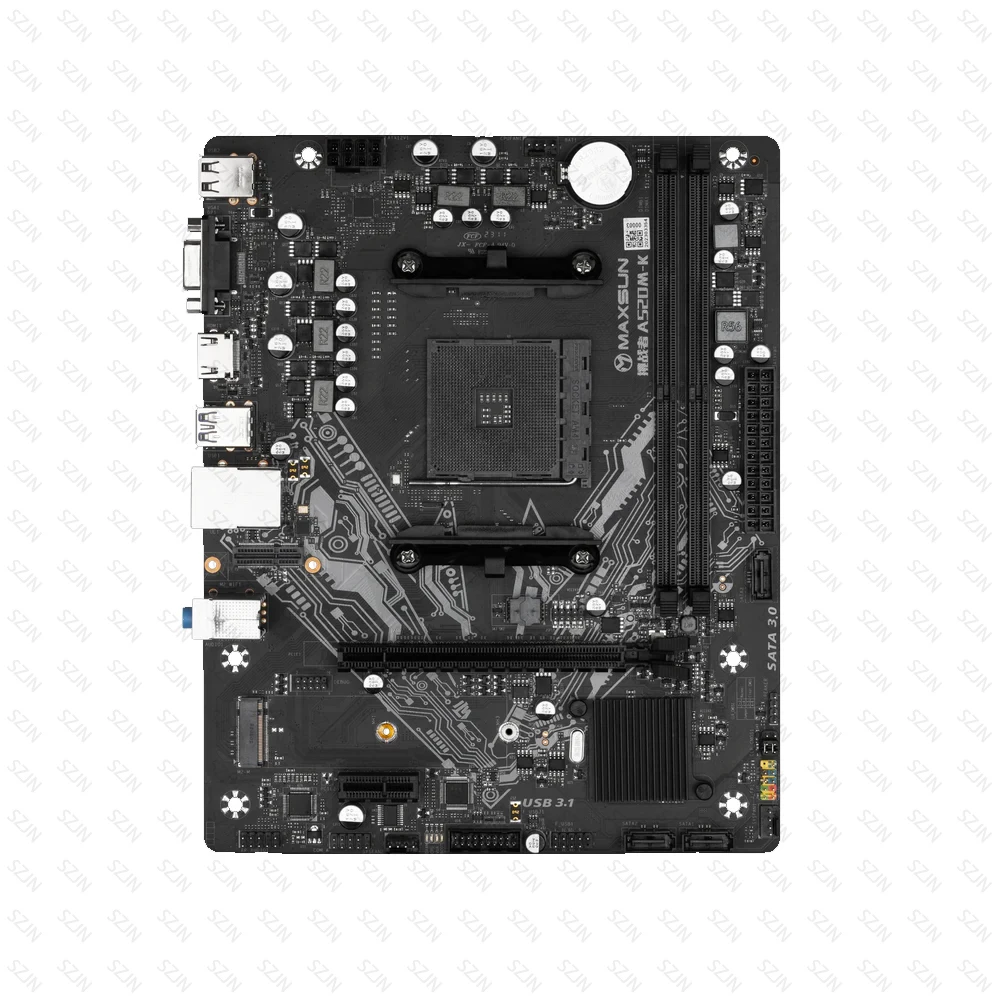 طقم لوحة أم MAXSUN A520M-K لمع - مراجعة Ddr4 3200Mhz وسعره
