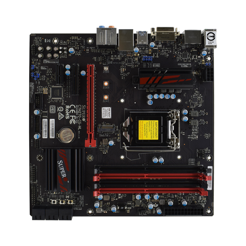 لوحة أم Supermicro C7H270-CG-M - مراجعة Ddr4 2400Mhz وسعره