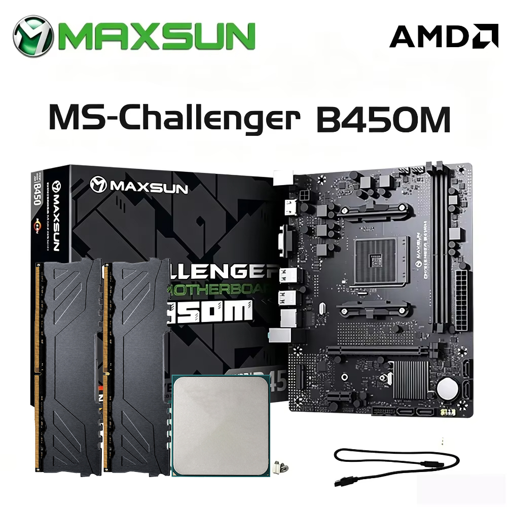 لوحة أم ماكسون B450 + معالج AM - مراجعة Ddr4 3200Mhz وسعره